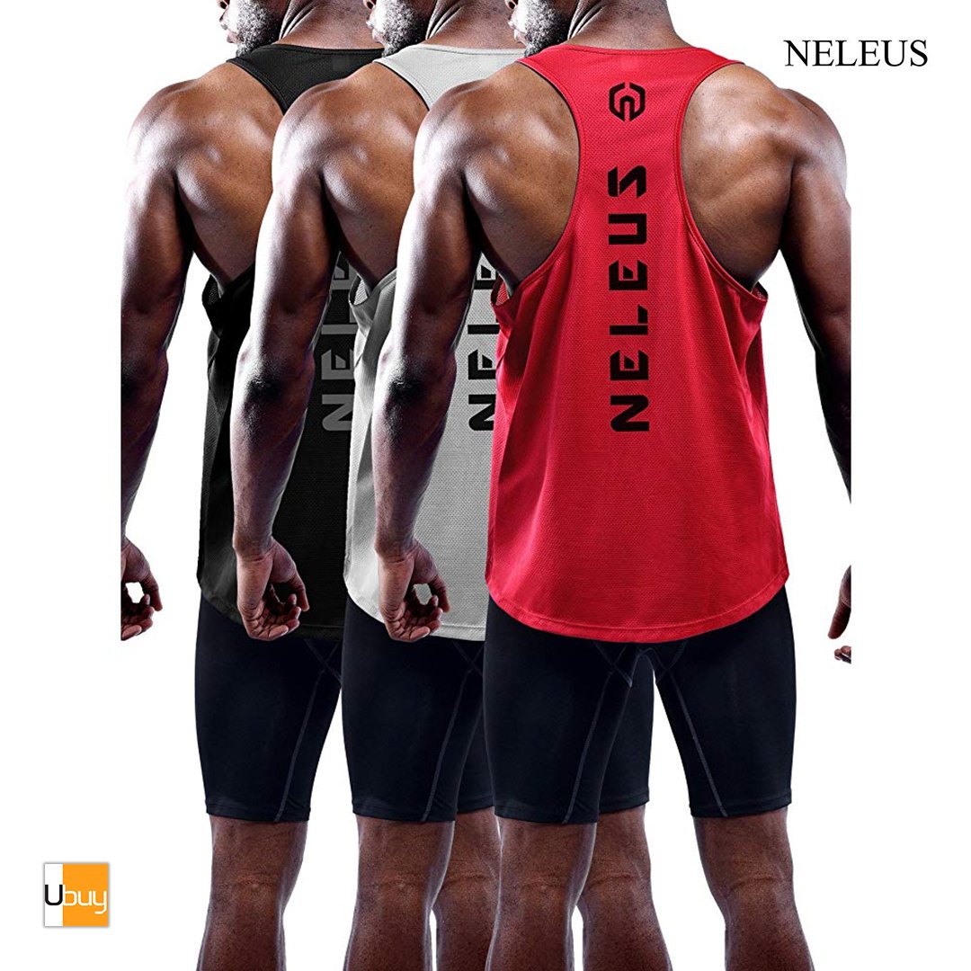 Soft, Breathable and Dri-Fit Moisture-Wicking Fabrics Keep You Dry! Shop now for these Men's workout tank tops here: ubuy.hk/en/search/?ref… #gymtshirts #tanktops #workouttshirts #menstshirts #mensfashion #workoutclothes #gymoutfits #gym #sports #fitness #shopping #Ubuy