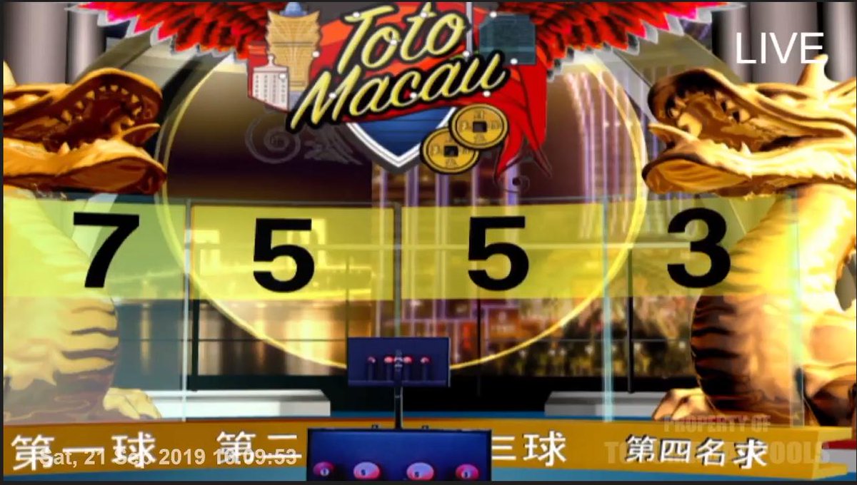 Togel Toto Macau Live
, Hasil Togel Toto Macau 7553 Tm 21 September 2019 Periode 1395 Sah Cek Promosi Di Https T Co Sbotxgvyx1 Oktogel Resultsgp Sgphariini Hkmalamini Resulthk Resultsidney Resulttotomacau Hasilkeluaran Togelindonesia Datasgp Populer