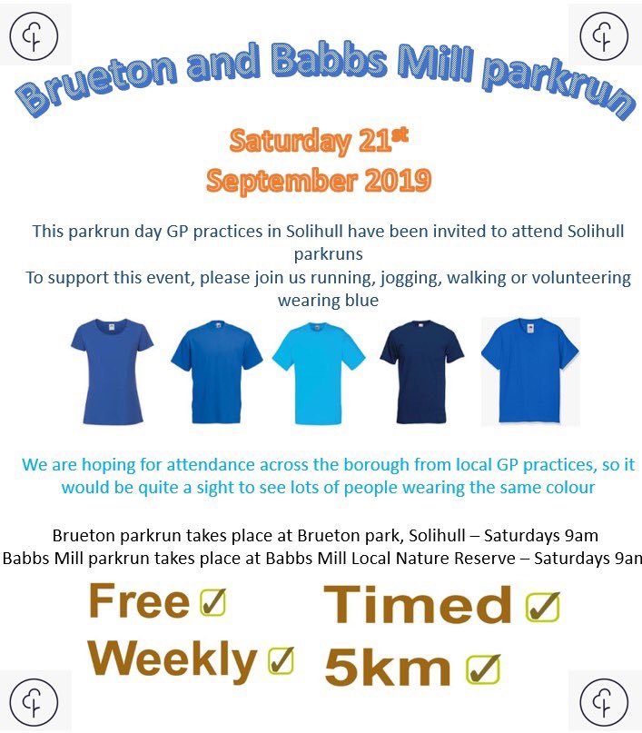 DispenseDigest's tweet photo. Absolutely @DharmeshP108 That’s why I ran @Bruetonparkrun today in #Blue to support GP’s running 🏃🏻‍♀️ as they are going to start signposting px to @parkrunUK #HealthyLiving #GoodHealthforLife https://t.co/RhfAfLXRW4