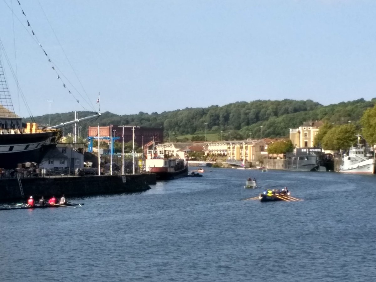 hackminster's tweet photo. @harbour_news view from harbour towards Ashton Court, love it, but soon to be blocked by Marvin's tower blocks, very sad #bristol https://t.co/hLBs6wTOcv