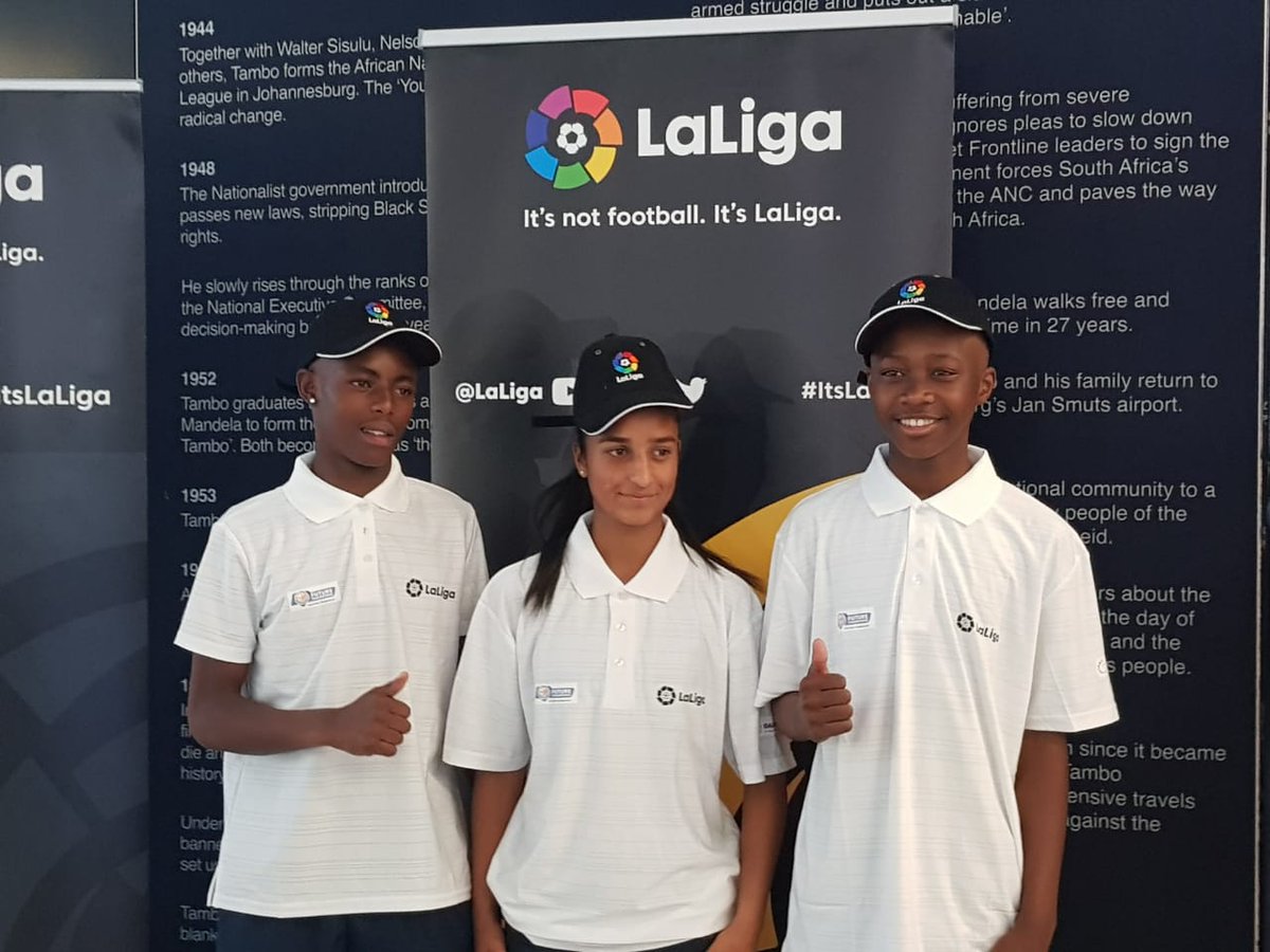 CCbobinho (@bkingx17) on Twitter photo <a href="/FutureChampsU17/">Future Champions</a> Ayeesha Moosa from Lenasia, Bulelani Mkhwanazi Pimville and Mpho Maikhoso from Protea North are heading to Spain #LaLiga #futurechamps
<a href="/LaLigaEN/">LALIGA English</a> <a href="/FutureChampsU17/">Future Champions</a> Ayeesha Moosa from Lenasia, Bulelani Mkhwanazi Pimville and Mpho Maikhoso from Protea North are heading to Spain #LaLiga #futurechamps
<a href="/LaLigaEN/">LALIGA English</a>