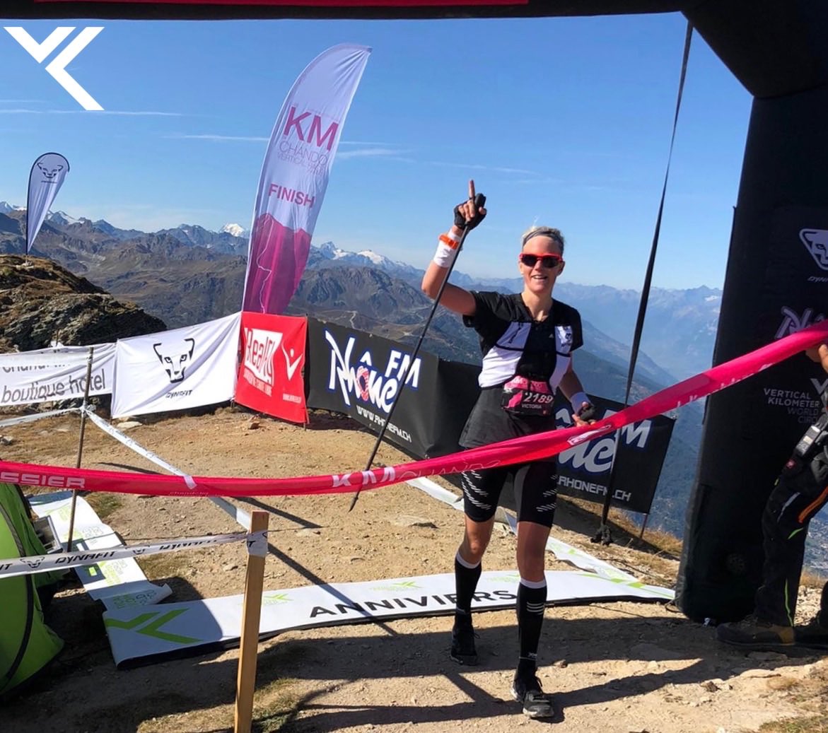 Victoria Kreuzer 🇨🇭 (<a href="/adidas/">adidas</a>) is the solid winner of #LesKmDeChando Vertical Kilometer in 1h24’44”! She was 6’ faster than the 2nd 😲