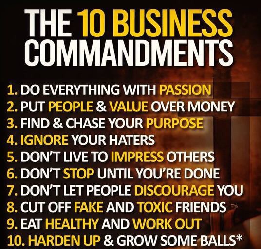 CHC_YourPartner's tweet photo. #Business #Commandments #Entrepreneurship #HumanCapital https://t.co/FsVpp4AjHx