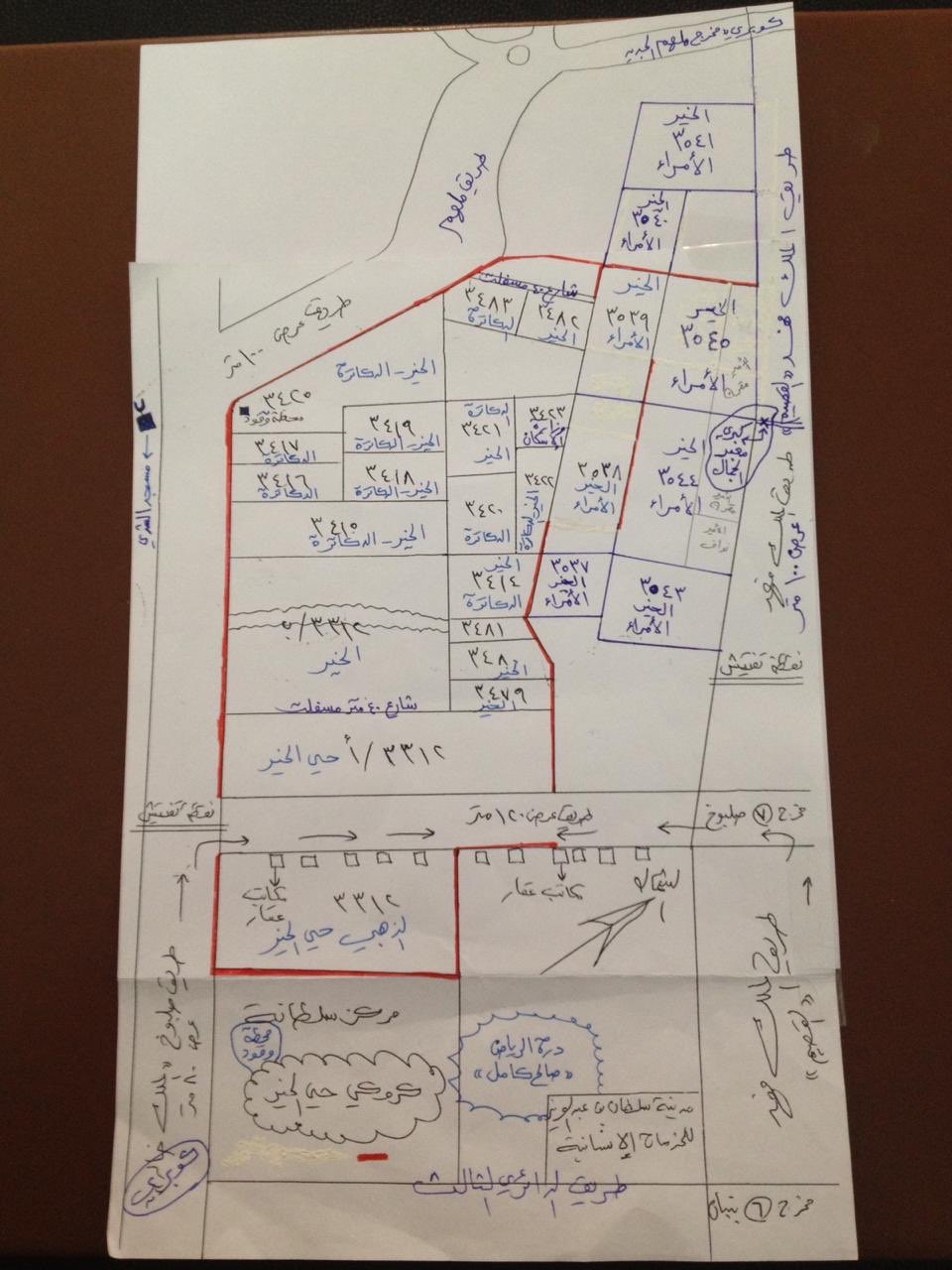 No Twitter للبيع ارض سكنية في مخطط الخير شمال الرياض رقم المخطط 3539 المساحة ٨١٠ م عرض الشارع ١٥ الأطوال ٢٧ ٣٠ تتجزاء الى قطعتين طبيعة الارض مستوية السعر
