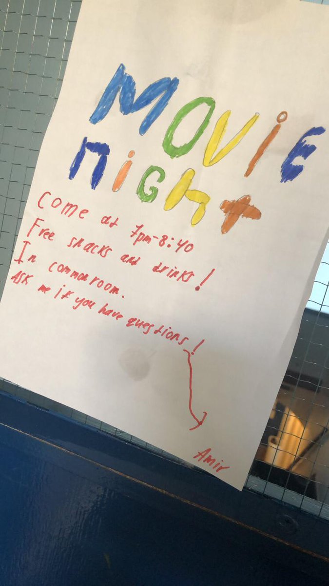 ChaseBoarding's tweet photo. #CGSTylecote house leaders organised their first film night last night...what a great way to unwind on a Friday night! #CGSBoarding #iloveboarding #filmnight https://t.co/cGkUAOH2eS