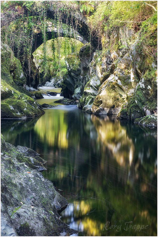 Bridge near Penmachno - Clear cloudless sky this morning so it was off to a hidden valley. Penmachno  #snowdonia #igerswales #ivy #autumn #forest #itsyourwales #itsyourcymru #viewsofbritain #snowdoniagram