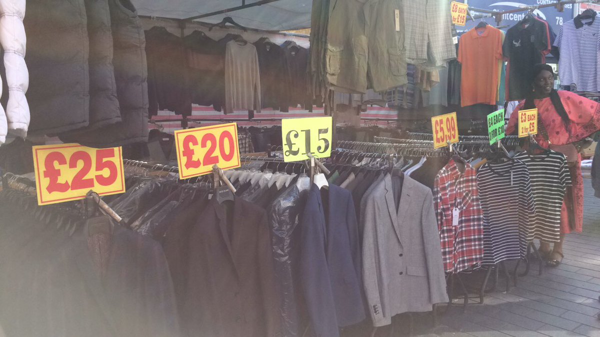 Men’s fashion at Deptford Market