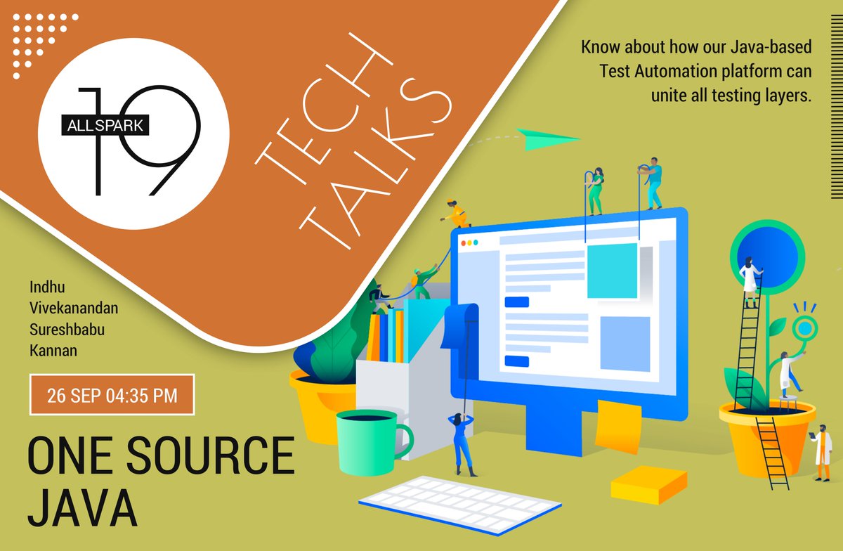 AllSparkTX's tweet photo. Know about how our Java-based Test Automation platform can unite all testing layers.
#TechTalks #AllSparkTX https://t.co/KmZ4VlWHLX