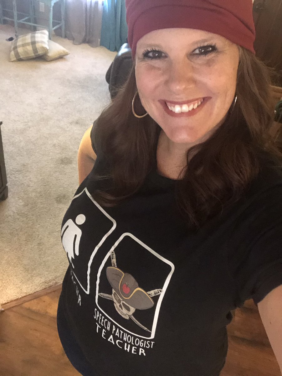 AthmerCourtney's tweet photo. Ahoy Mateys!!! I look forward to this day every year! HAPPY National Talk Like a Pirate Day! So excited to celebrate with my land lubbers 😁 https://t.co/D1knYD9sjN