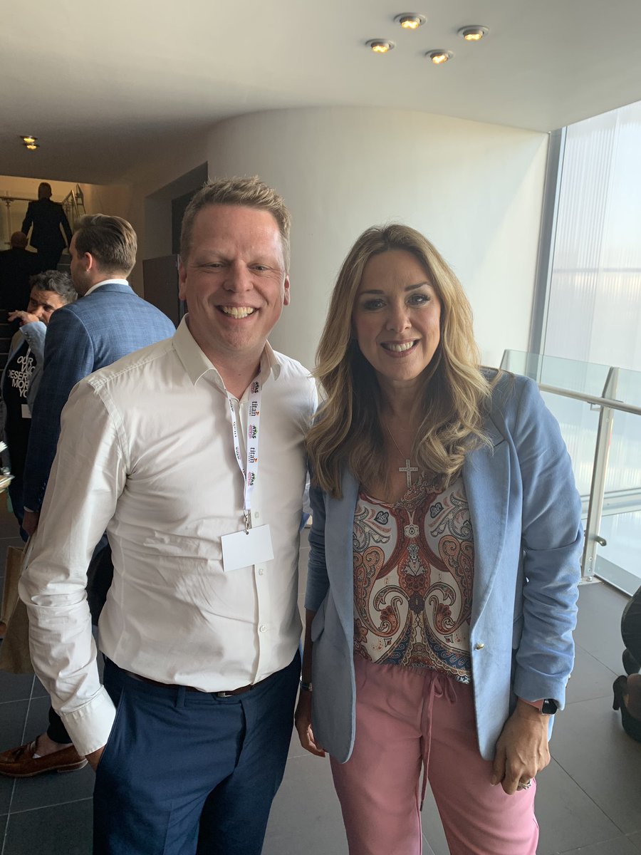 TTNG_James's tweet photo. Meeting the scouse legend that is @clairesweeney and she didn’t disappoint #atas_travel @travelweekly @TTNG_Marketing https://t.co/Q3jdPkeLlL