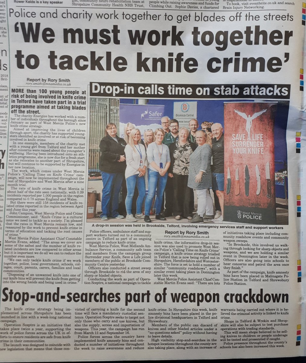 NorthPSH's tweet photo. Thanks to those who helped yesterday. A HUGE thank you goes out to the community of Brookside who supported and contributed all day #OpSceptre#steerclear @CentralCio @TelfordWrekin @OfficialYSS @OFFICIALWMAS @RechargeTelford @SYAclubs @EnergizeSTW @brooksidecops @stirchleyandbr1 https://t.co/IT7S9ww2bS