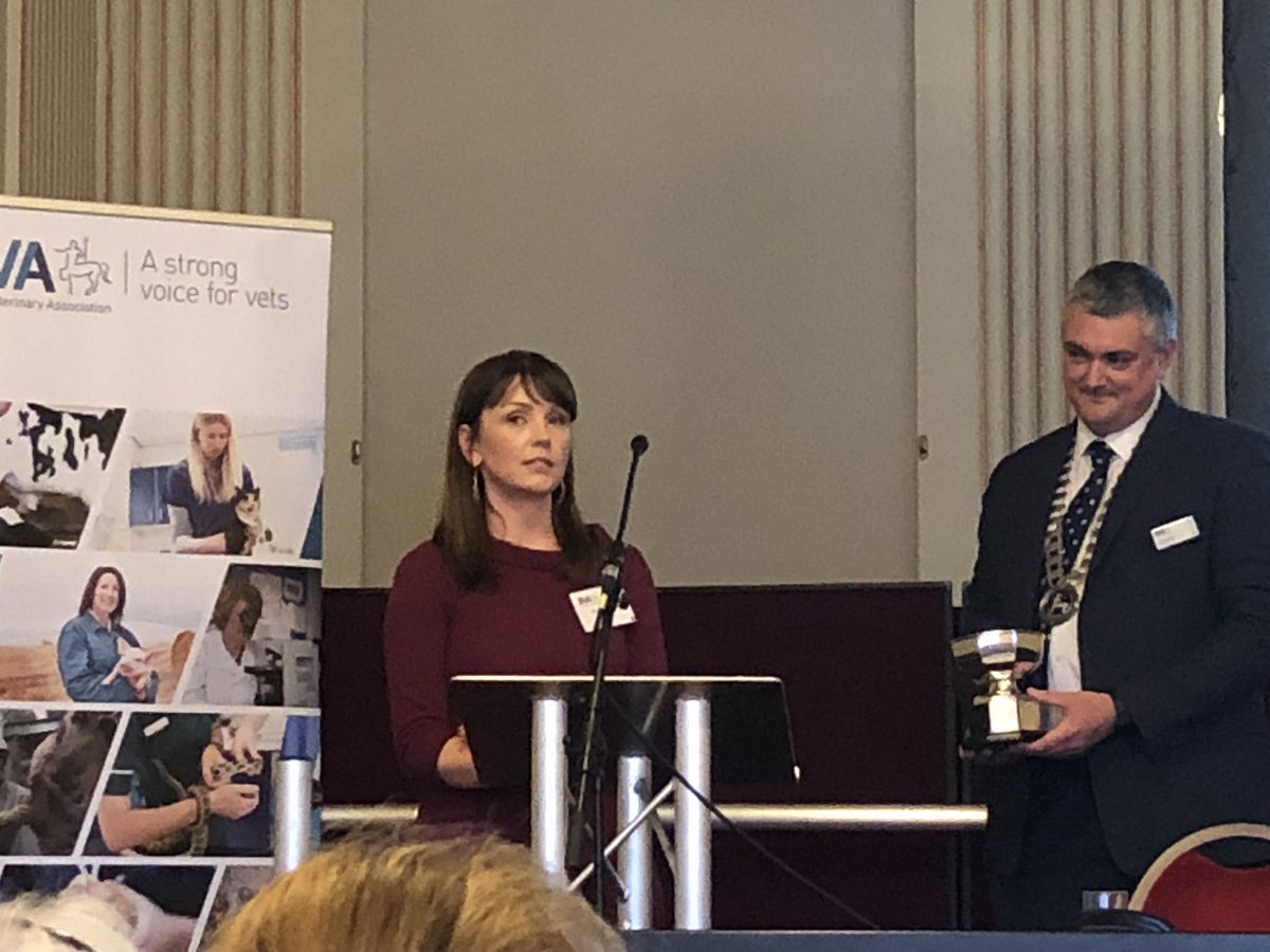 allyjanderson's tweet photo. Huge congratulations to @EmmaCallaghan19 on receiving the John Bleby Cup at the @BritishVets #MembersDay Very well deserved! https://t.co/wBNYfkTEO2