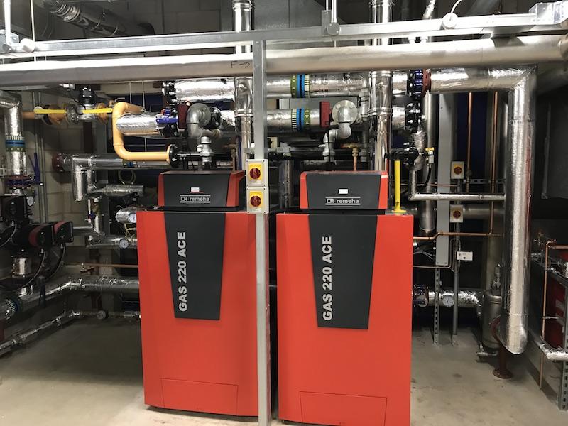 RemehaUK's tweet photo. Proud to have played a part in a series of #heating refurbs at seven @nottspolice stations. Great collaborative project with @CJRMidlands and @absnottingham using our Gas 220 Ace #offsite #bespoke #cascade arrangements to achieve rapid high quality solutions to efficient heating https://t.co/QWonWUVOv3