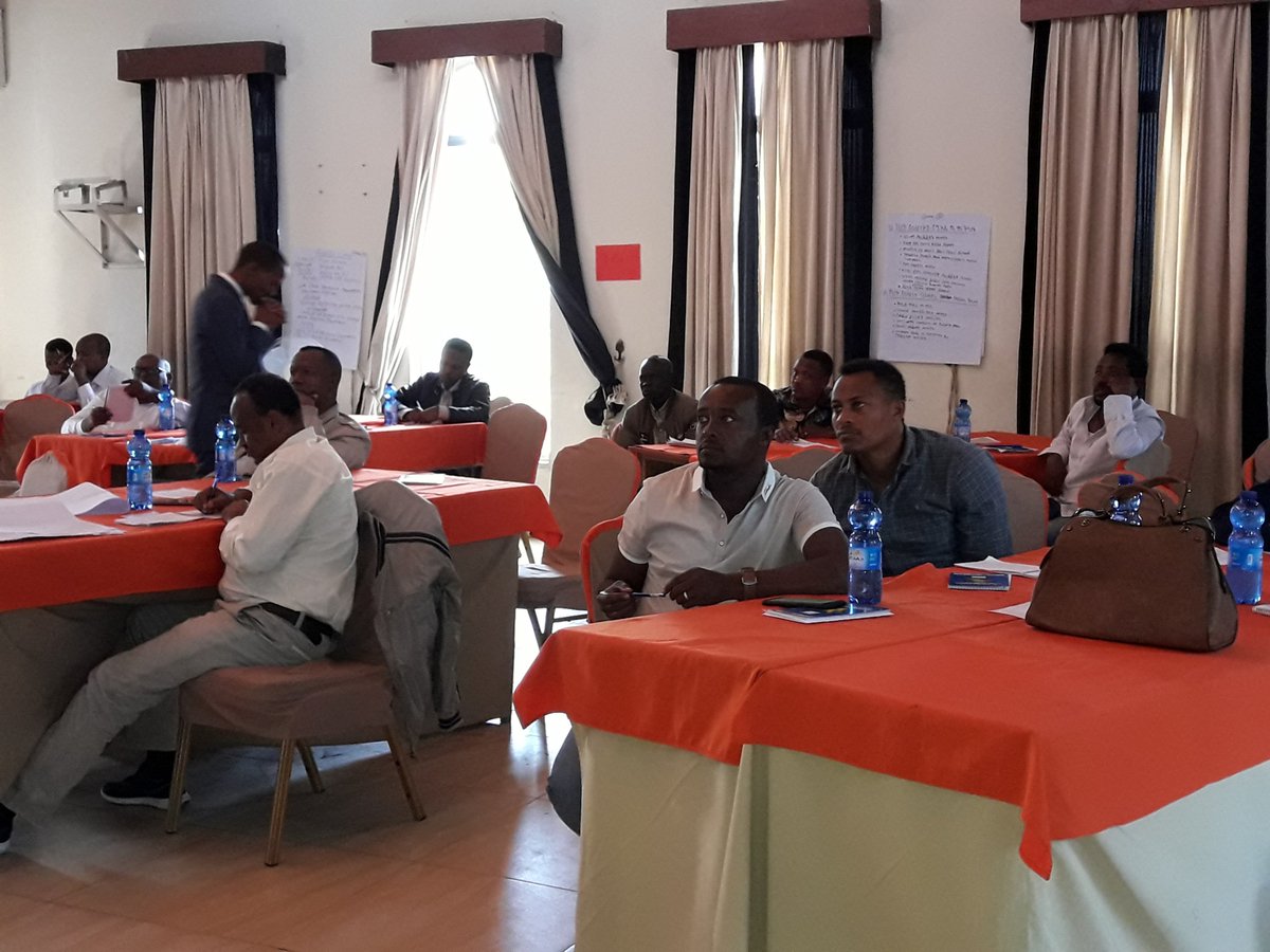 PbfProject's tweet image. Happening right now: A training workshop on #ConflictPrevention, #DialogueFacilitation and #Rule of law for 44 officials of Peace and Security Administration, Justice Sector, Regional Police and Women, Children and Youth Affairs offices of the #nine regional states.