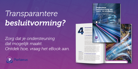 Transparantere besluitvorming?
Zorg dat je ondersteuning dat mogelijk maakt. Ontdek hoe, vraag het eBook aan. #parlaeus parlaeus.nl/e-book-onderst…