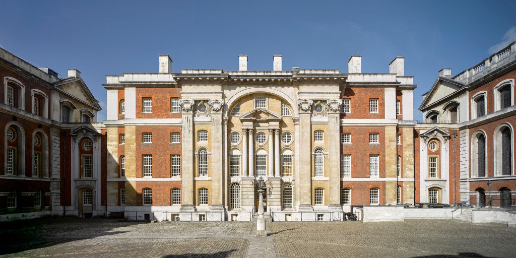 orncgreenwich's tweet photo. This weekend @openhouselondon, book onto a #free tour of Queen Mary's Court, the last of the four Royal Naval Hospital buildings to be completed, following #ChristopherWren's layout. Limited spaces available: https://t.co/IjDLRiXv75 @UniofGreenwich #ohl2019 https://t.co/qDXbshuI2n