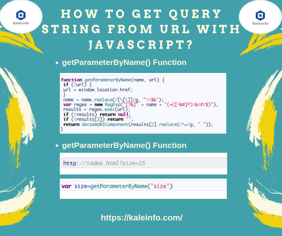 KaleInfoSec's tweet photo. How To Get Query String From Url With Javascript? #html #javascript #querystring #regex #windows #location https://t.co/UWeNXfYSiF https://t.co/lXQhKjK7XB