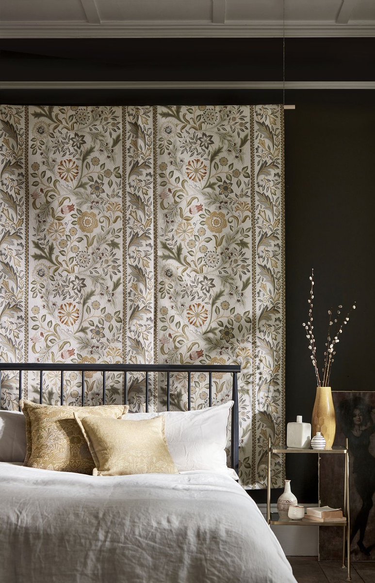 PeriodLivingMag's tweet photo. We're loving the new collection from Morris &amp; Co. Inspired by May Morris' embroideries, it's the perfect fit for period homes.  https://t.co/RQc9Jd2qNg https://t.co/4FNTc4Yk6x