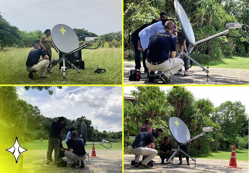 paradigmcomms's tweet photo. We’re out in hot and humid Thailand this week providing UN training on our portable, cost-efficient CONNECT100T terminals. All part of the service!
#un #satcomtraining #satcommadesimple https://t.co/TzcLYFEbiN