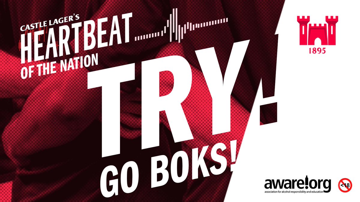 CastleLagerSA's tweet image. What a try! The Springboks had our hearts racing. Give us a follow and Retweet this Tweet,  and you could be celebrating our first try with a 1 of 100 six-packs of Castle Lager 🍻 #OneNationOneBeer #OneHeartbeat #NZLvRSA