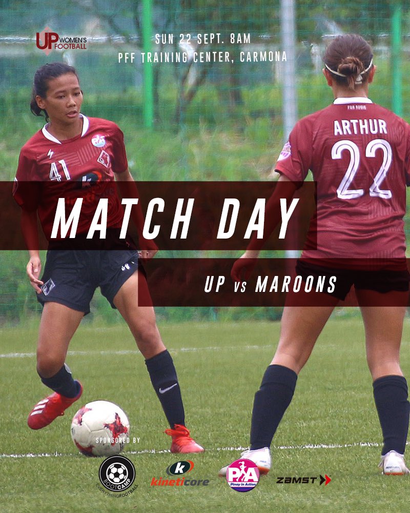 Teammates turned opponents for this weekends game! you wouldn’t want to miss it 💪🏽 at PFF Training Center, Carmona! #PerfectEffort #UPFight #ForRogie