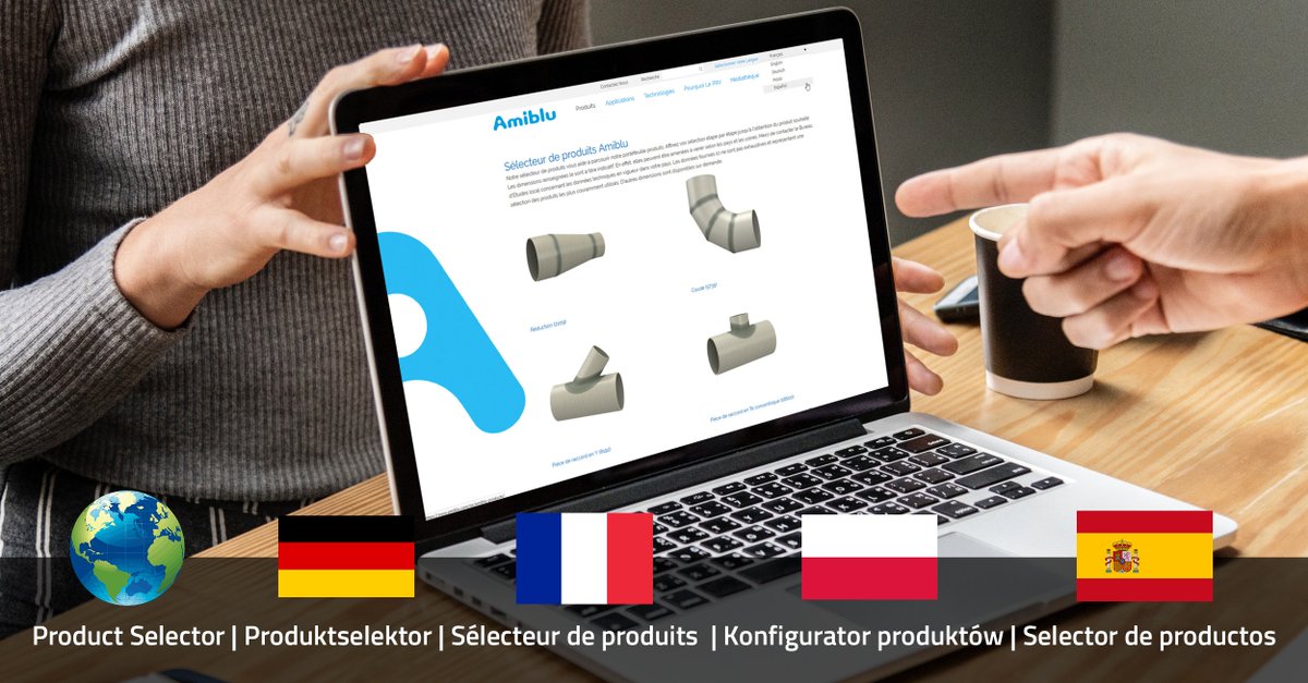 The Amiblu #Product #Selector is now available on all Amiblu website versions! Click on the link and choose your language (English, German, French, Polish, Spanish) in the upper right-hand corner: amiblu.com/amiblu-product… #grp #pipelines