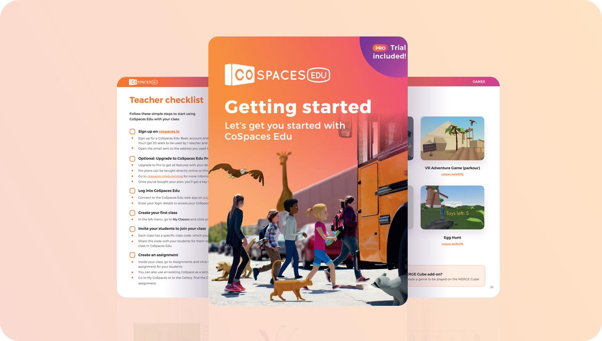 New to #CoSpacesEdu this #school year? Get the FREE #BackToSchool Getting Started Kit on cospaces.io/edu/back-to-sc… #BackToSchool2019 #COSBackToSchool #EdTech #education