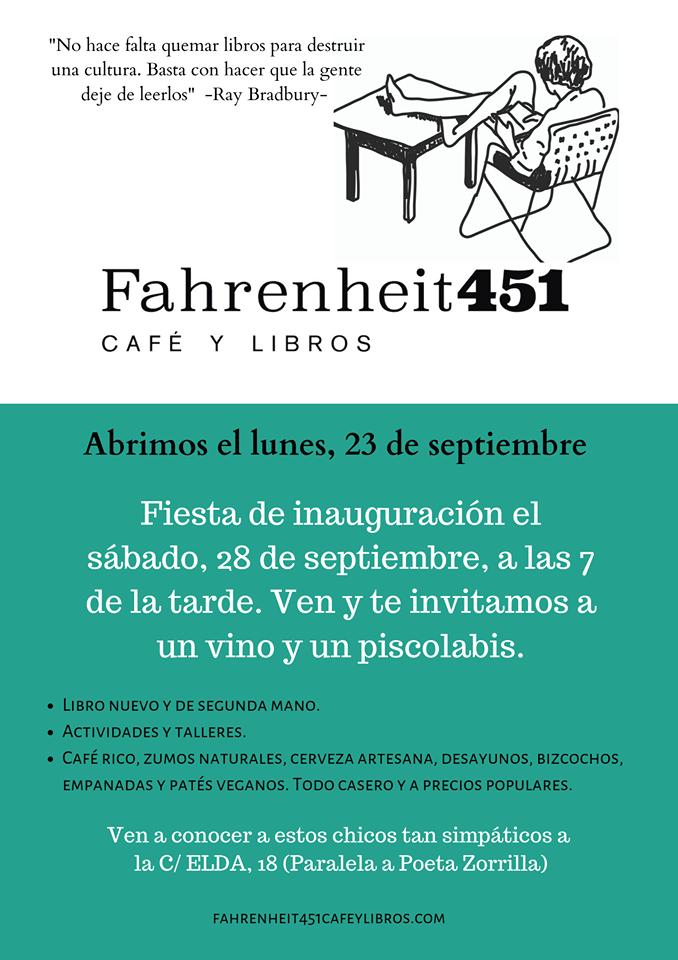 Fahrenheit 451 Café y Libros tweet media
