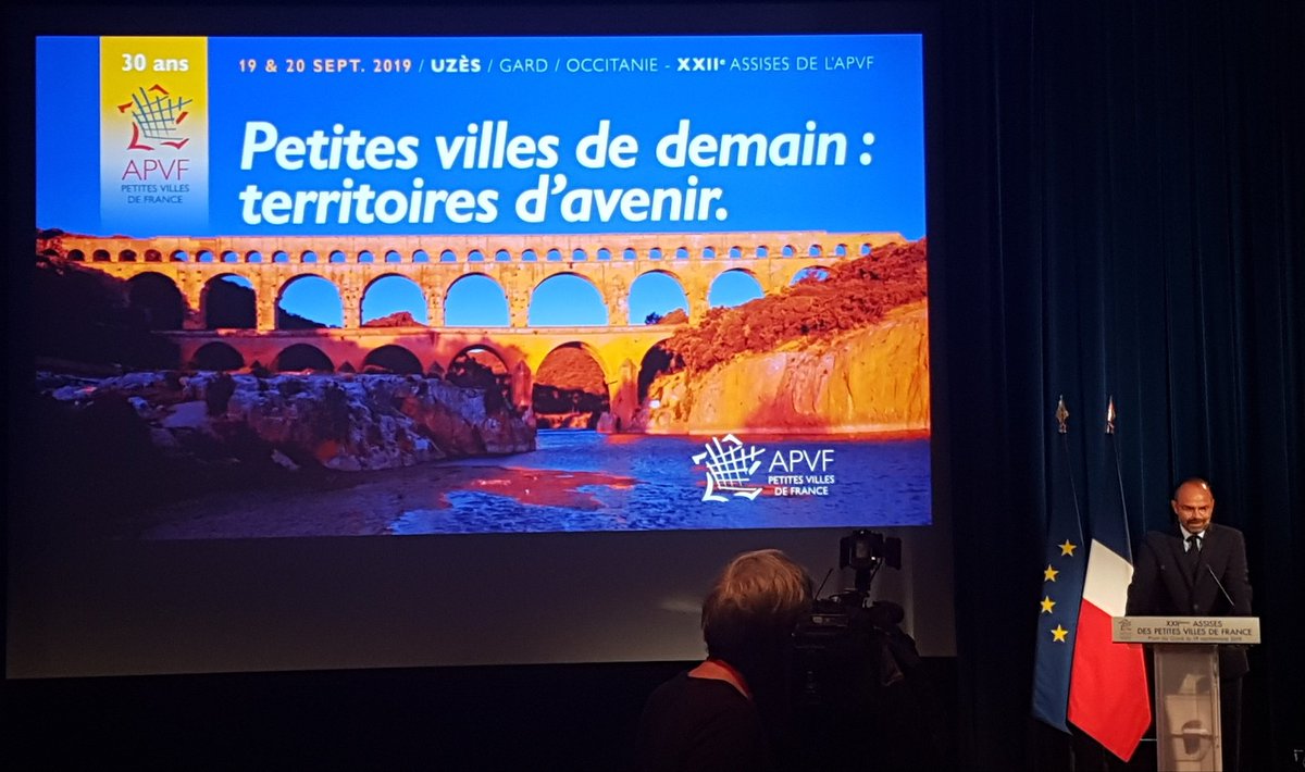 Intervention d'Edouard Philippe à Uzes.