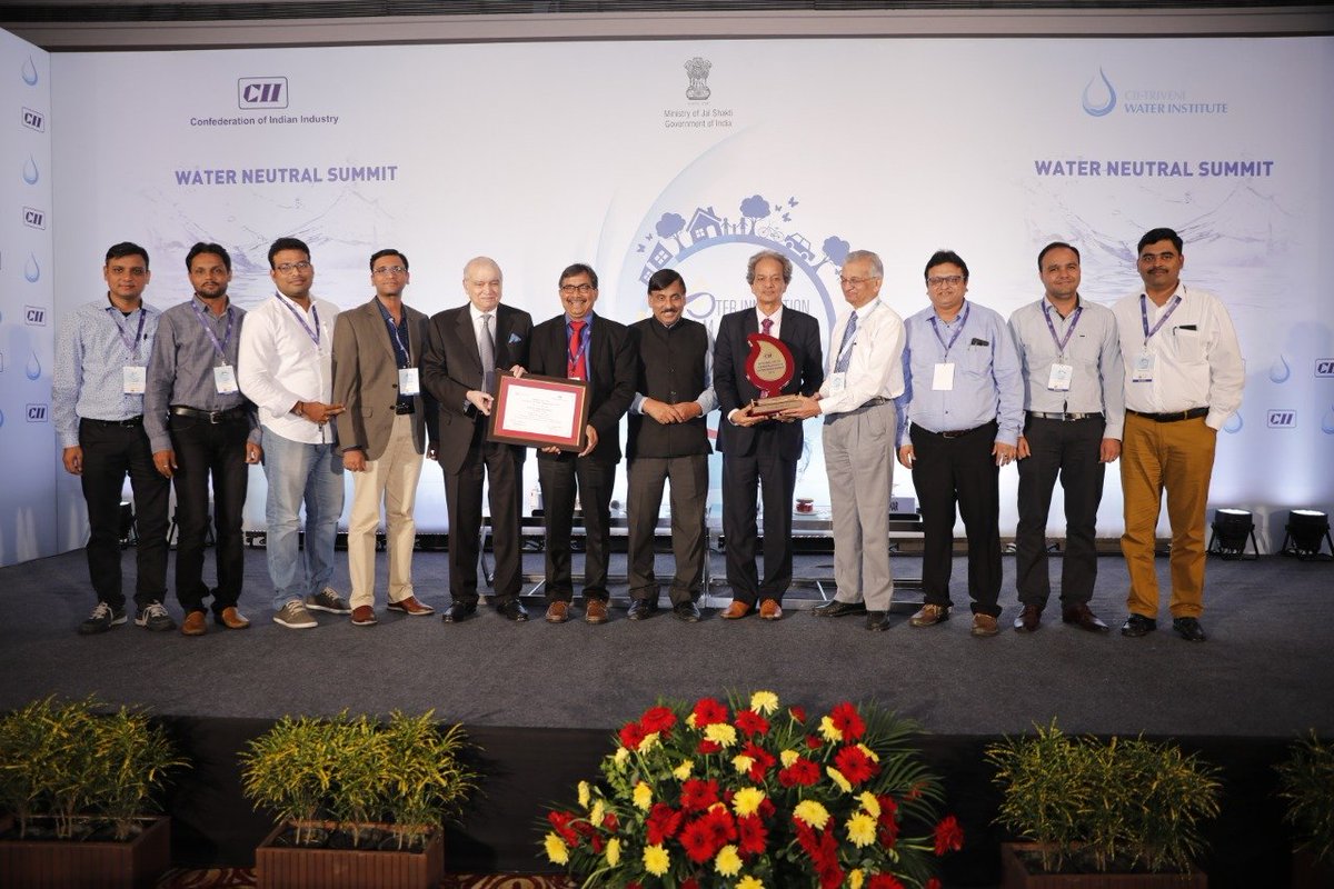 FollowCII's tweet photo. Congratulations Reliance Industries Ltd. @flameoftruth -Jamnagar on being conferred CII National Award for Excellence in Water Management 2019 in the category 'Within the Fence.' #CIIWaterAwards2019 #CIIWaterSummit2019 #CIITWI @MinOfJalShakti @MoJSDoWRRDGR @cleanganganmcg https://t.co/mEhmQt83zs