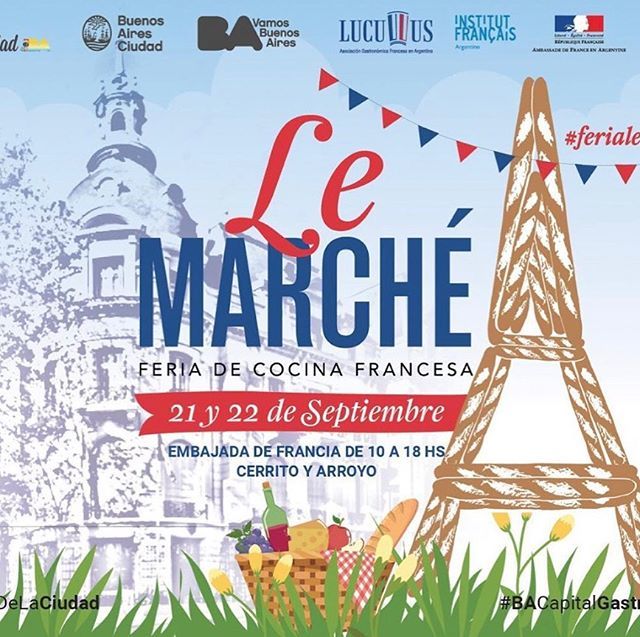 🇫🇷 Este fin de semana 21 y 22 recibimos la primavera con la edición de Le Marche en la Embajada de Francia 🇫🇷 De 10 a 18 hs!
Te esperamos!!!
.
.
.
#lemarche #pasteleriafrancesa #pattiserie #comerico #compañiadechocolates #lucullus ift.tt/32V6yFc