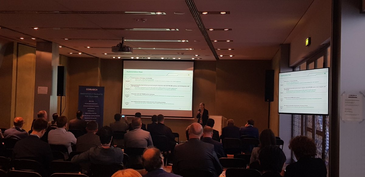 Comarch_Comms's tweet image. Ekaterina Kulakova (Head of OSS and Technical Analysis at OJSC MegaFon) and Konstantin Mazik (Head of Network Monitoring and Inventory Systems Department at OJSC MegaFon) spoke on Field Service Management with Comarch.
#CUG2019