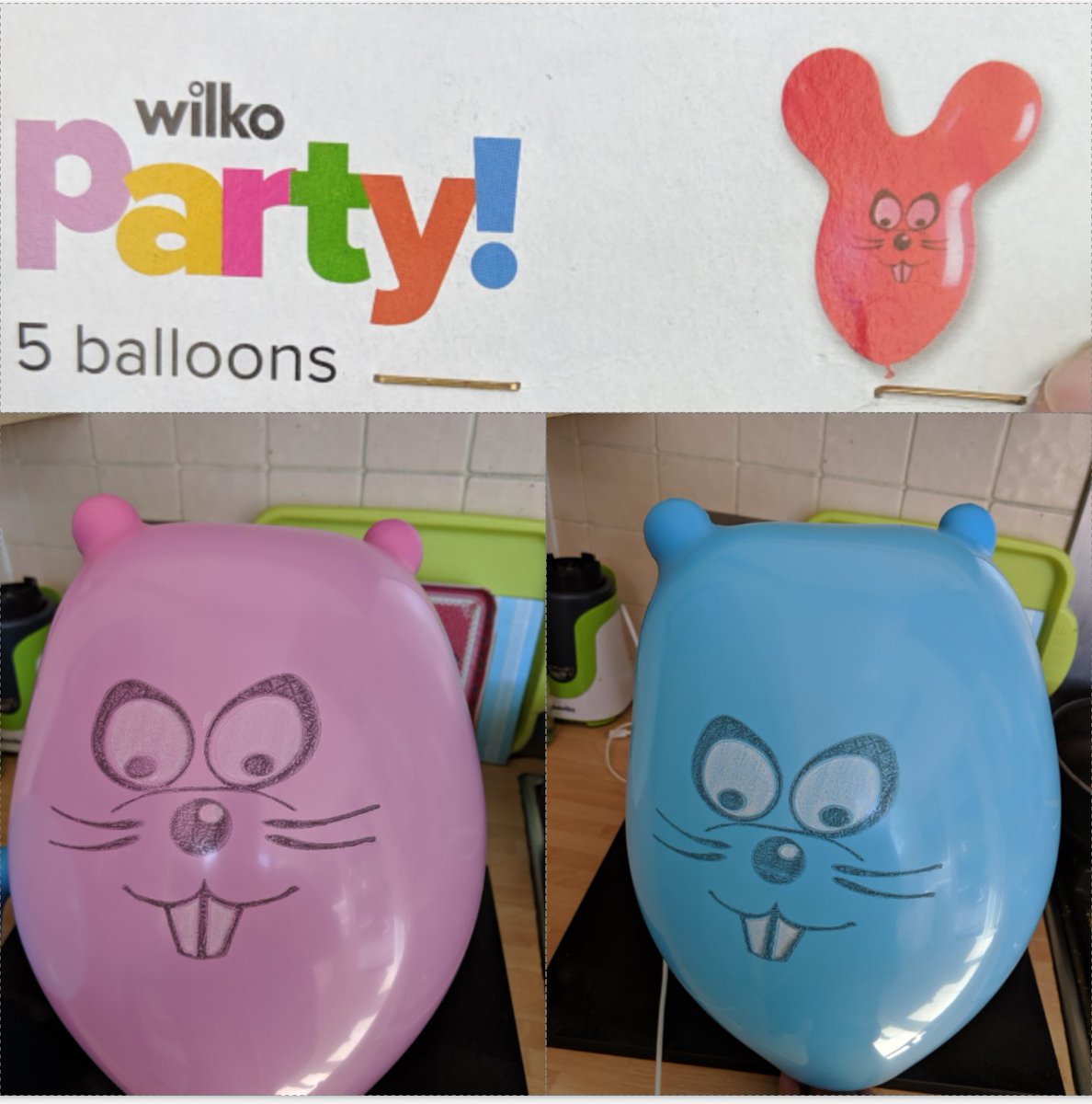My toddler's most favourite thing in the world are balloons... She's sick so I thought I'd surprise her... Scared the hell out of her more like... #SinisterRabbit 😲

🐰🎈 Not exactly doing what it says on the tin are they <a href="/LoveWilko/">wilko</a> 🤔 Where's the ears as well? 🧐😤