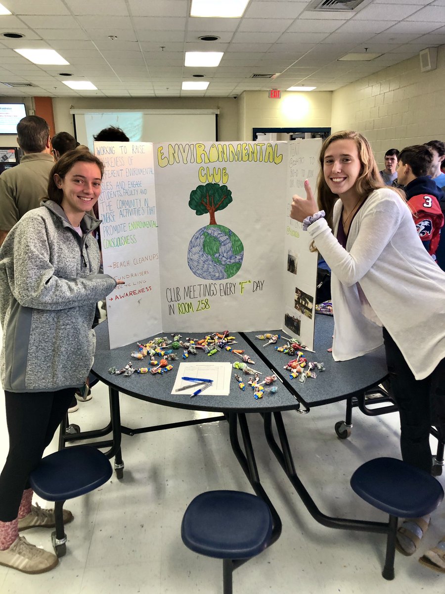 Come see Pauline and Kathryn at the Club Fair! Environmental Club meets on F days in Room 258 🌎🌼🌳