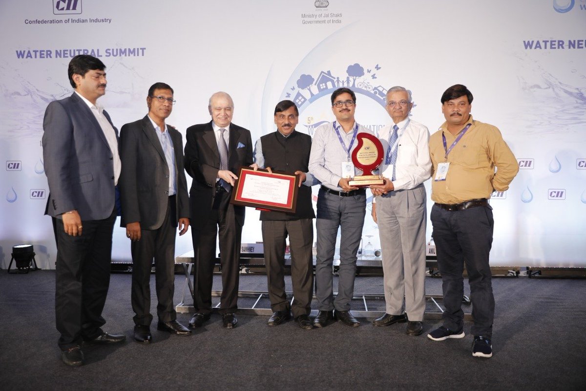 FollowCII's tweet photo. Congratulations @PVMIndia -Rudrapur, Uttarakhand on being conferred CII National Award for Excellence in Water Management 2019  in the category 'Within the Fence.' #CIIWaterAwards2019 #CIIWaterSummit2019 #CIITWI @MinOfJalShakti @MoJSDoWRRDGR @cleanganganmcg https://t.co/bBMb46Ev8s
