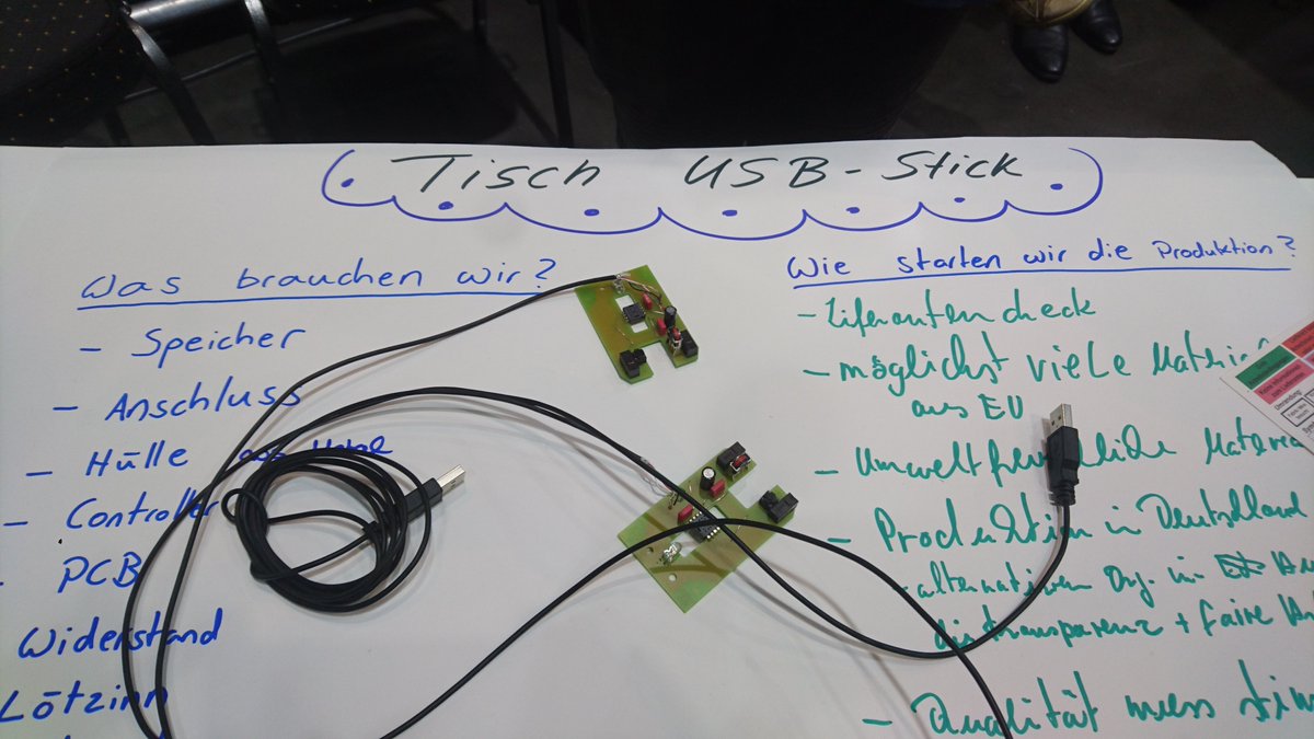 DerTaten's tweet photo. Viele kleine Schritte führen zum Ziel: Schüler, NGOs, Kommunen diskutierten in Hub 2 beim #fairkongress2019 über die faire Produktion von Kopfhörern, USB-Sticks, Handys und Laptops. Alles Dinge, die wir oft täglich nutzen, und über die man doch zu wenig nachdenkt. https://t.co/xAr1mhAwWh