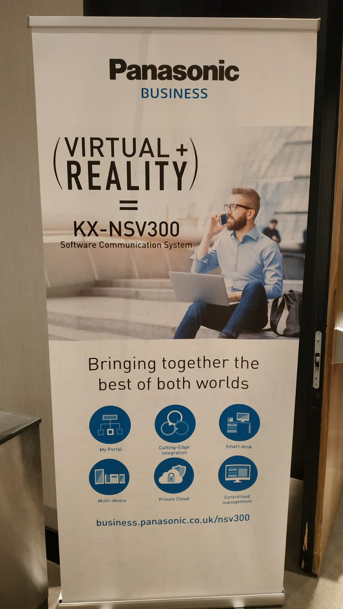 crsl_'s tweet photo. @panasonic presenta hoy, en su congreso de Partners, la nueva plataforma basada en software: #KXNSV300. Totalmente compatible con los terminales Panasonic y mismas funcionalidades que sus sistemas hardware. https://t.co/asa4hoHwT8