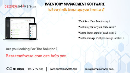 BazaarSoftware's tweet image. Through Inventory Management software one can easily keep an eye on real-time inventory, out-of-stock &amp;amp; overstock can become history.
#inventorysoftware #software #inventorymanagement #automation