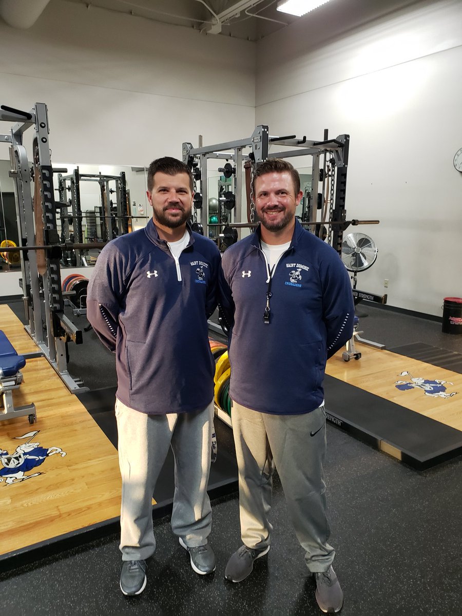 menkefamily414's tweet photo. Which coach is which? I guess we will have to find out tomorrow night at the Homecoming Football  game to see who is on the sidelines. #Twinning #SDHSSpiritWeek https://t.co/IP0e5dYbaj