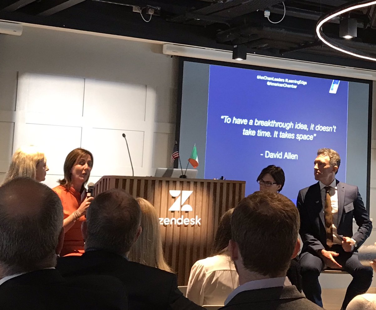 SineadMonaghan3's tweet photo. Insightful discussion @Zendesk this morning confirming how leadership and talent are central rapid global scaling @AmericanChamber #AmchamLeaders #LearningEdge #GlobalScaling https://t.co/IHx7b0Of9b