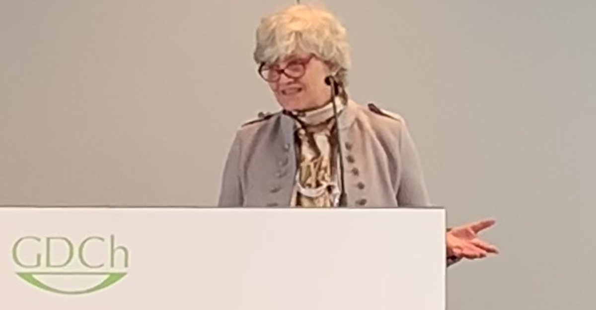 Prof. Dr. Katharina Al-Shamery mit einem Impulsvortrag zum Thema #Kreativität im Rahmen des Experiment Zukunft #Wertedenken <a href="/GDCh_aktuell/">GDCh</a>