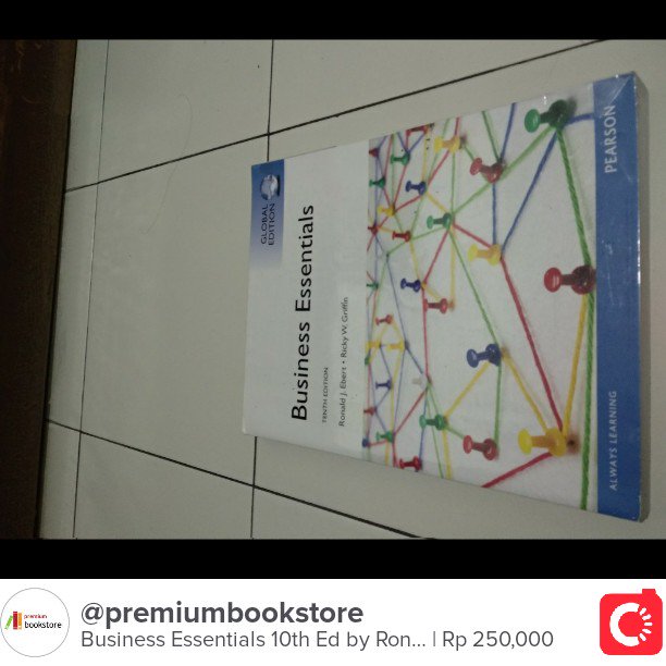 nuneo2daKAY's tweet photo. Selling Business Essentials 10th Ed by Ro... Rp 250,000 https://t.co/MgIEkRZX36 #carousell @carousell_id https://t.co/iPeaiwtf15
