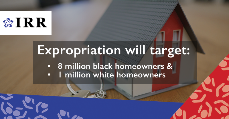 IRR_SouthAfrica's tweet photo. Expropriation without compensation is at our doorstep. Expropriation means economic collapse. Zimbabwe is a warning to all South Africans. Would you trust the ANC with your property rights?  Your support can help the IRR to #StopEWC. #JoinTheIRR https://t.co/xj5MYr9h0h