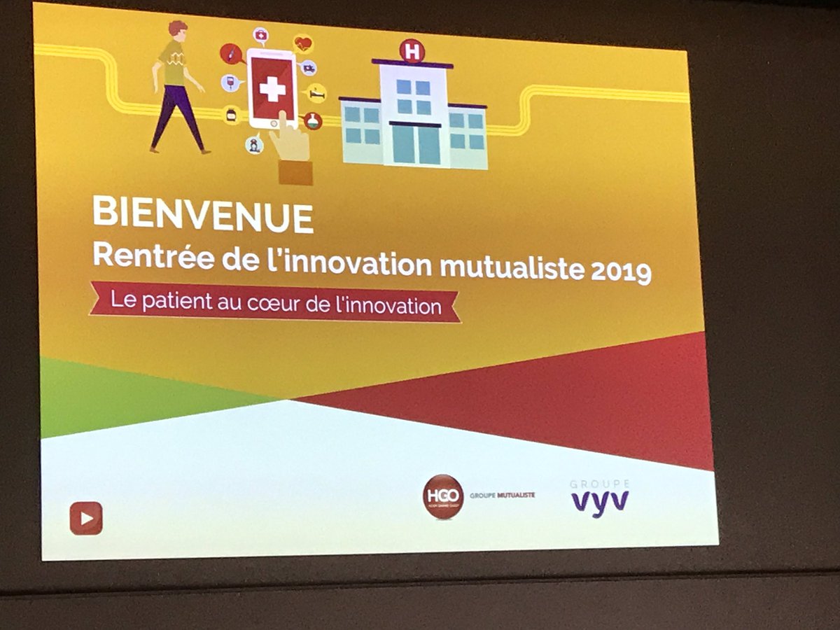AMLemessager's tweet photo. Rentrée de l’innovation mutualiste 2019 avec HGO - introduction par Stéphane Dedeyan, directeur général Vyv le patient au cœur de l’innovation https://t.co/6M4nbzfim2