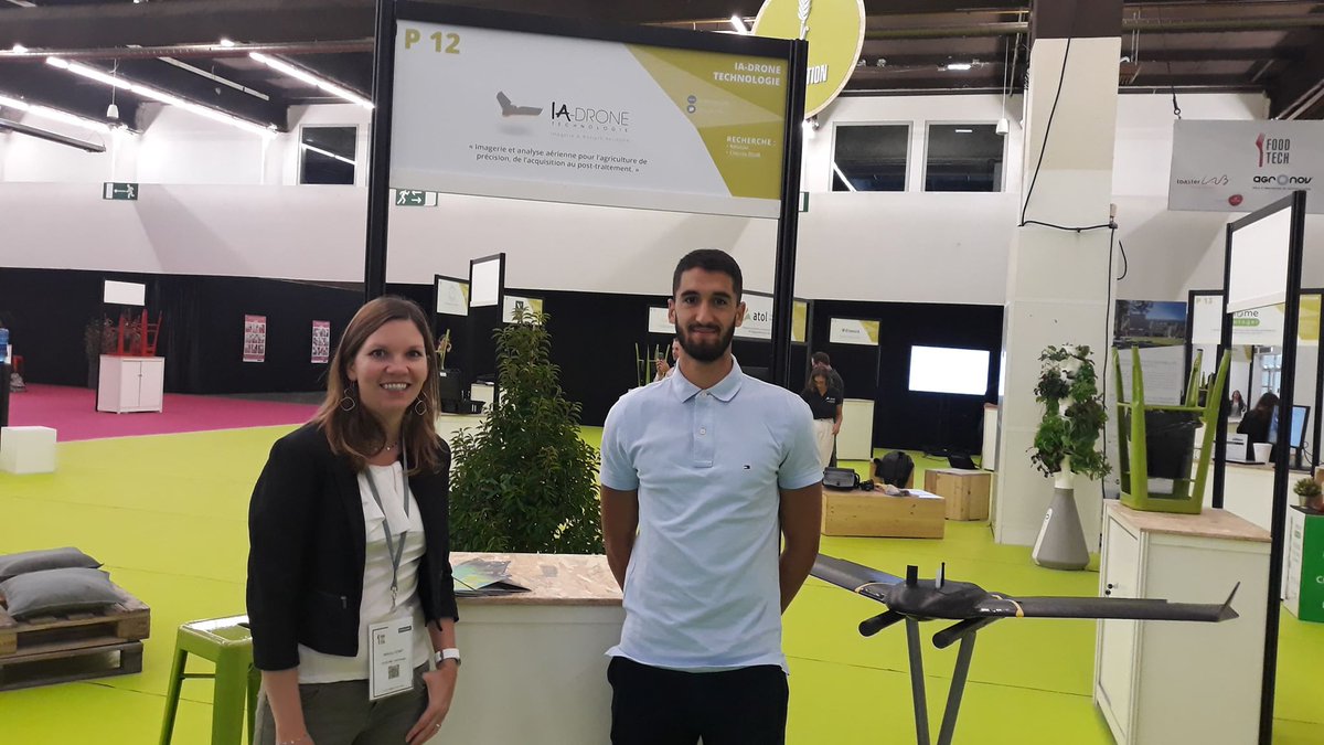 Retrouvez -nous à la #foodusetech sur notre stand ;-) <a href="/LaFoodTech/">FoodTech Dijon Bourgogne-Franche-Comté</a> #drone #agro #startups #sensefly