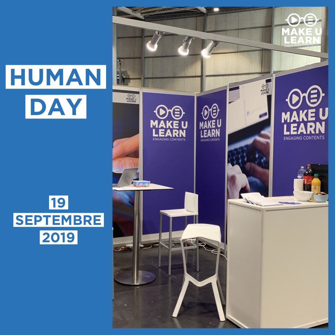 MakeULearn's tweet photo. Nous sommes à Lille Grand Palais, au salon Human Day, stand 70, jusqu'à 19h.

À tout de suite ! https://t.co/djl0tFnrCQ