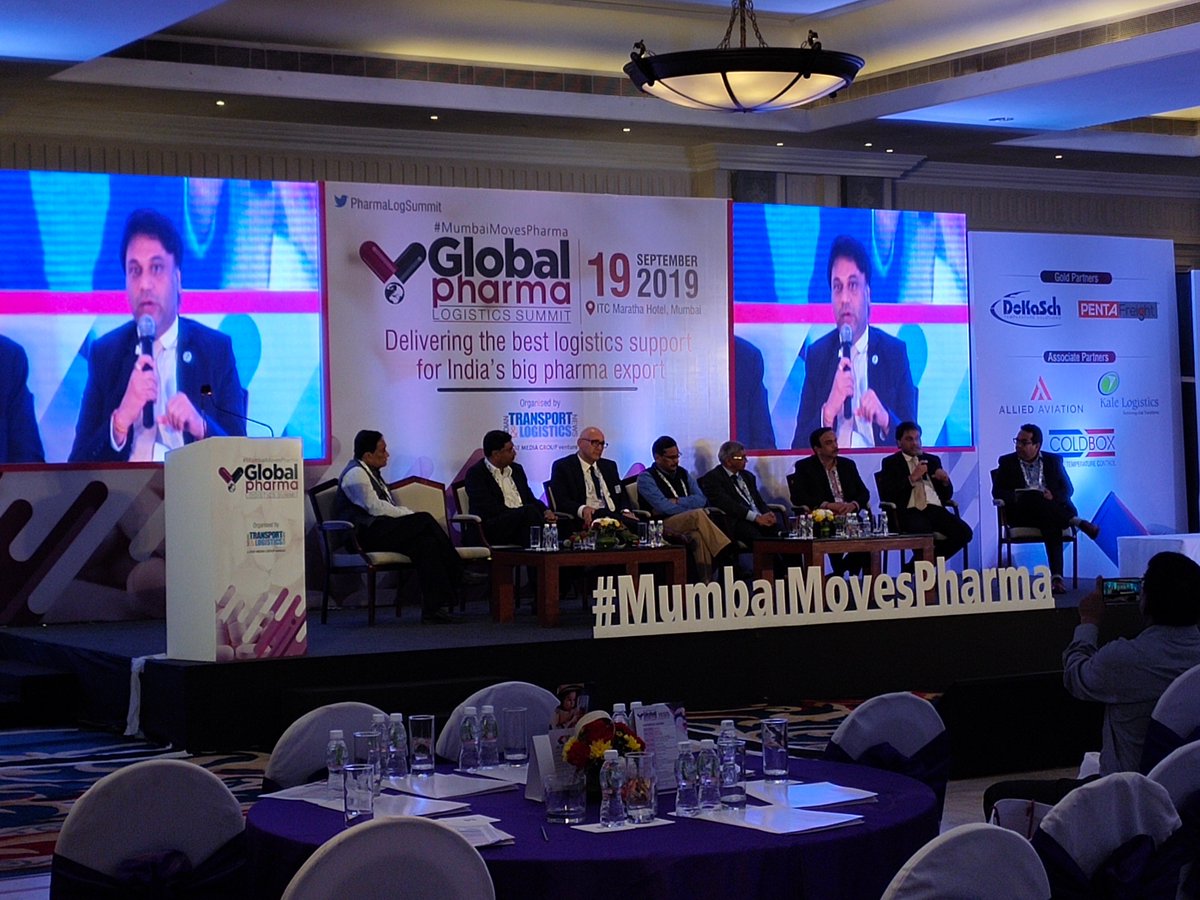 PharmaLogSummit's tweet photo. “#Blockchain is a technology that is considered as tamper-proof as it an encrypted data,”  Amar More, Director, @Kale_Logistics

@ITLNLive #GlobalPharmaLogSummit #MumbaiMovesPharma #logistics #pharma #ColdChain #PharmaLogisticsSummit #aircargo #PharmaCargo #Mumbai https://t.co/7psYjwqadt