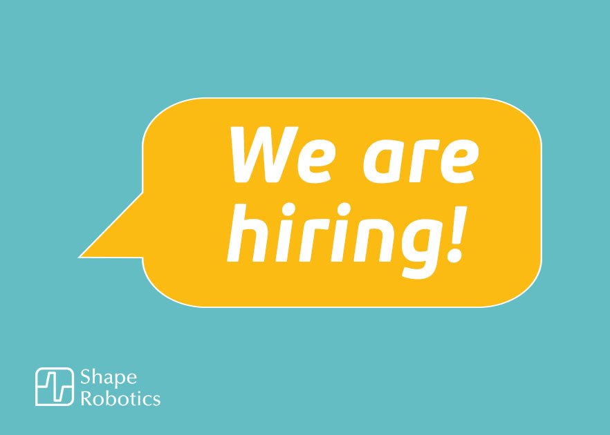 ShapeRobotics's tweet image. 👩💻 Are you looking for a professional challenge? 👨💻
Apply for the role as a mechanical engineer at Shape Robotics for a chance to shape the future of modular robots. 
Check for more details here: zcu.io/GcDW 
#ShapeRobotics #FableRobot #JobOpening