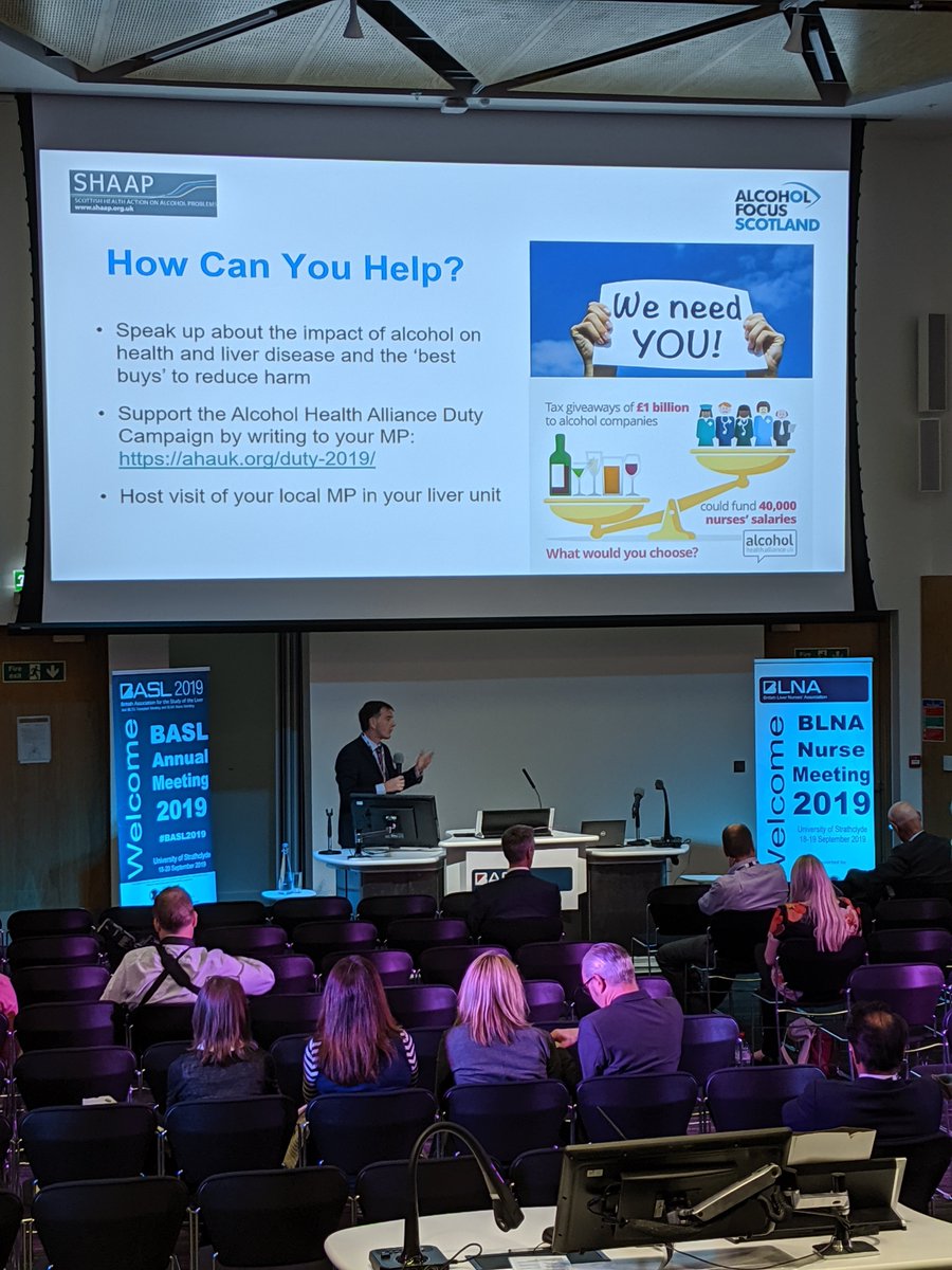 aabaxter's tweet photo. Some very powerful messages about minimum unit pricing of alcohol in Scotland. This is something we need to act on now #BASL2019 #alcoholawareness https://t.co/4WCdBKe20a
