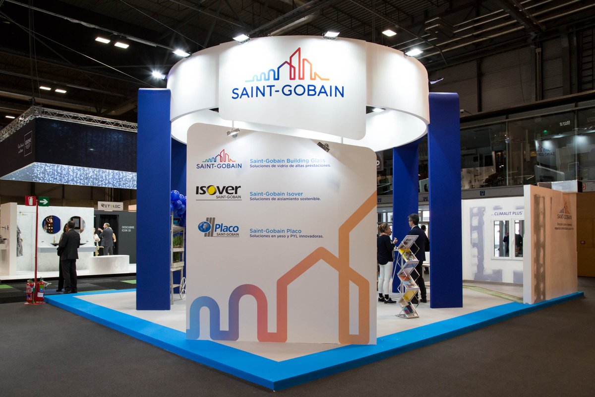 SaintGobainES's tweet photo. Últimas horas de #REBUILD2019 ¿Aun no has visitado nuestro Stand? 

Conoce nuestras soluciones innovadoras hasta las 18:00h en el stand D401 del Pabellón 8 @feriademadrid

@SGPlaco @ISOVERes #Climalit https://t.co/u4W76QKDiK